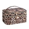 Nova Bolsa Cosmética de Grande Capacidade de Mármore da Amazon, Bolsa de Higiene de Viagem, Impermeável de Camada Dupla, Aparência Sofisticada, Bolsa Transversal de Ombro