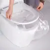 Cubierta desechable para asiento de inodoro para viajes y uso doméstico, cubierta de asiento de papel portátil, impermeable y antibacteriana para mujeres embarazadas, cubierta de inodoro universal para hoteles