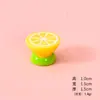 Novos Acessórios de Resina para Móveis de Limão Fresco em Miniatura, Pequenos Enfeites para Cena de Quarto e Sala de Estar, Decorações de Mesa DIY