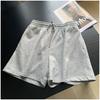 ¡Tan fácil de usar! Ropa de Mujer de Estilo Japonés 2024 Moda de Verano Casual Shorts Deportivos Cintura Elástica Sueltos Versátiles Pantalones de Chándal