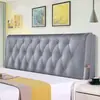 Cabecero Acolchado Moderno Sencillo Cojín Personalizable Esponja Respaldo Grande Cabecero de Dormitorio Tapicería Autoadhesiva