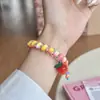 Cable de Teléfono de Color Dopamina Correa Elástica Adecuado para Apple Watch Iwatch Generación 12 11/10 Ultra