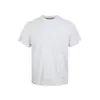 Camiseta de Verano Nueva Estilo Retro Americano Old Money Rayada Versátil Texturizada Unisex Manga Corta Holgada Cuello Redondo