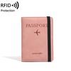 2026 Nuevo Portapasaporte Antirrobo Holder de Documentos Multifuncional Anti-Magnético Rfid Holder de Tarjetas Simple Holder de Boletos de Aerolínea Transfronterizo
