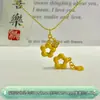 Plata Pura 999 Collar de Flor Antigua con Circonita Microincrustada para Mujer Nuevo Estilo Chino Colgante Cadena para Clavícula Joyería de Lujo Ligero Gama Alta
