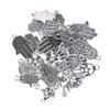 Accesorios de aleación de plata Xizang vintage exclusivos transfronterizos para manualidades Colgante de collar de palma europeo y americano Accesorios de joyería al por mayor
