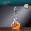 Decantador de whisky con tapa, recipiente de almacenamiento de licor de cristal estilo europeo, decantador de vino comercial, vaso para licor, vaso para whisky