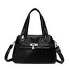 Nova Bolsa de Ombro Transversal Feminina Plissada Costurada de Grande Capacidade Moda Transfronteiriça Múltiplos Bolsos Bolsa de Mão Fabricante Atacado