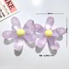 Accesorios de Joyería de Resina con Pequeñas Flores Frescas, Flores Lindas de Color Gelatina que Cambian de Color, Colgantes, Pinzas para el Cabello, Fundas para Teléfonos Móviles, Hecho a Mano para DIY