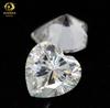 Corazón de forma especial color DF claridad VVS piedra Moissanita suelta fabricantes de origen producen y venden un gran número al por mayor una generación de cabello