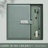Caderno A5 com fecho de fivela, bloco de notas para reuniões de escritório corporativo, caneca térmica, conjunto de caixa de presente com logotipo personalizado