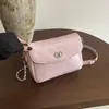 Bolsa Transversal Feminina Corrente Estilo Chanel Transfronteiriça 2026 Novo Modelo Acolchoada Moda Pequena Quadrada Versátil Bolsa de Ombro