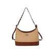 Bolsa Pequena de Luxo para o Dia a Dia de Mulheres 2026 Nova Moda Versátil Bolsa Transversal Color Blocking Bolsa de Ombro Sob o Braço Pequena Bolsa de Mão