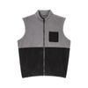 Chamarra Chaleco Polar Etai para Hombre Costura de Contraste Tendencia de Alta Calidad Sin Mangas con Cierre para Hombre
