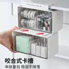 Caja de Almacenamiento Debajo del Espejo Gabinete de Baño Interior Organizador Compartimentado para Cosméticos Lápiz Labial Hisopos de Algodón Montado en la Pared del Baño