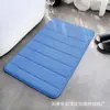 Mancha acolchada de forro polar de coral acolchado bordado alfombrilla de suelo alfombrilla de suelo de baño alfombrilla para puerta de entrada alfombrilla de suelo absorbente para baño al por mayor
