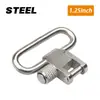 Correa de Metal de Hierro de Alta Resistencia de 1.25 pulgadas Hebilla Plana Hebilla Plateada Hebilla de Correa de Metal de Liberación Rápida Plateada