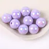 Cuentas Redondas Acrílicas Redondas de 8-16 mm Cuentas Sueltas Cuentas Chapadas Color Macarrón Cadena de Teléfono Móvil DIY Pulsera Joyería Accesorios para Ensartar