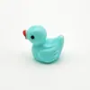 Mini Pato Simulación Resina Animal Pequeño Dibujos Animados Accesorios para el Cabello Hecho a Mano DIY Accesorios de Pegamento de Crema Pequeños Adornos Estéreo