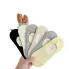 Calcetines Invisibles de Color Sólido Finos para Primavera y Verano, Antideslizantes, Calcetines de Algodón Bajos para Mujer, Calcetines para Mujer Transpirables y Absorbentes del Sudor, Calcetines Zhuji