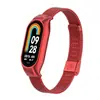 Adecuado para Correa Xiaomi Mi Band 11, Hebilla Milanesa, Caja Metálica de Acero Inoxidable, Xiaomi Mi Band 10/9/8/7