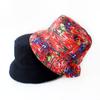 Sombrero de pescador con estampado digital de Amazon, nuevo sombrero de pescador de doble cara para exteriores, ideal para hombres y mujeres europeos y americanos.