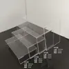 Adornos de Mesa de Postre de Ondas de Agua Soporte de Exhibición de Acrílico Soporte para Snacks de la Hora del Té Soporte para Cupcakes Comida Fría Descanso para el Té