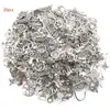 Conjunto misto de pequenos acessórios, pulseira DIY de liga com gotas de óleo, colar, brinco, pingente, chaveiro, acessório e pacote de material de decoração