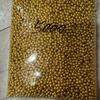 Nuevos accesorios de joyería chapados en oro que conservan el color, cuentas de proverbio de seis palabras de 10 mm, cuentas redondas de moneda de cobre, accesorios de joyería de oro arena DIY