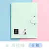 Carpeta de Acordeón Dos en Uno de 8 Compartimentos Morandi A4 Carpeta de Almacenamiento para Clasificación de Exámenes Estudiantiles Carpeta Impermeable de Documentos de PP