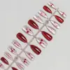 Popular en Xiaohongshu: Uñas Portátiles con Diseño de Ojo de Gato con Lazo, Manicura Ojo de Gato de Alta Gama, Estilo Dulce, Uñas Desmontables
