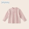 Camiseta para Niña Estilo Otoño e Invierno Bebé Primavera Manga Larga Niña Pequeña Ropa Infantil Camiseta Básica Top Ropa de Cuello Alto Medio para Niños
