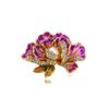 Corsage de Flor de Peonía con Pedrería Nuevo Guofeng Transfronterizo Broche de Flor Elegante Accesorios para Abrigo y Cheongsam Regalo para el Día de la Madre