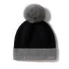 Cachecol 2026 Outono e Inverno Novo Chapéu de Tricô Casual Colorido de Alta Qualidade com PomPom de Pelo Espesso Quente na Moda
