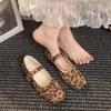 Sapatilhas Quadradas Francesas para Mulheres 2025 Novos Sapatos de Ballet de Verão e Outono com Saias Sapatos Mary Jane para Noite