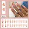 Pegatinas Populares para Uñas Portátiles Transfronterizas Uñas de Ballet Europeas y Americanas Uñas Portátiles Piezas de Uñas de Instagram Piezas de Uñas Removibles
