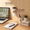 Portavasos de Pared sin Taladro Tipo Ventosa para Lado de Mesa Estante de Almacenamiento para Vasos Portavasos para Tazas de Leche, Té, Café de Oficina