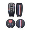 Adecuado para 23 Mercedes-Benz silicona tricolor funda para llave e300l funda para llave glc260l smart fortwo