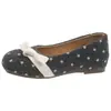 Zapatos Mary Jane nuevos para otoño e invierno con punta redonda para mujer, estilo 2026, de corte bajo, bailarinas retro de lunares, zapatos slip-on estilo coreano