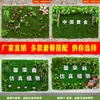 Pared de plantas verdes pared de plantas simulación balcón plástico césped artificial pared de flores decoración colgante de pared cabeza de puerta césped de fondo interior