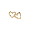 Aleación de Zinc Moda Hebilla de Conexión para el Pecho en Forma de Corazón Ropa Íntima Bikini Traje de Baño Ropa Accesorios para Equipaje Hebilla