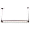Lámpara de araña de estilo industrial vintage para restaurante, estilo americano, con personalidad, para cafetería, tienda de ropa, bar, mostrador de oficina, lámpara de araña larga