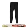 Calça longa feminina pura para mães de meia-idade e idosas, calça de lã completa, tamanho grande, folgada, calça térmica de inverno para idosos, calça fina