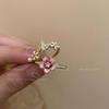 Anillo Abierto de Perla de Flor de Cerezo para Mujer Verano 2024 Nueva Moda Anillo de Dedo Distintivo Nicho de Lujo Ligero Anillo de Dedo de Alta Gama