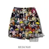 Shorts de Dragon Ball para Novio de Hombre Dibujos Animados Sueltos Casuales de Verano para Casa Pantalones Finos de Cinco Puntos Pantalones de Playa