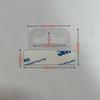 Gancho Transparente de PVC para Agujero de Avión de Mascotas Caja de Embalaje Colorida Gancho de Plástico PP Colorido Caja de Embalaje de Regalo Gancho Adhesivo