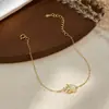 Pulseira S925 de prata esterlina com folha oca e diamantes para mulheres, design de nicho de alta qualidade, banhada a ouro 18K e prata, acessório fino bicolor feito à mão