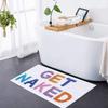 Alfombra de Piso Serie Cachemira Imitación Creativa Baño Absorbente Alfombra para Pies Entrada Entrada Cuidado Fácil Felpudo en stock Cabello