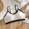 Novo Fio de Algodão Fivela Traseira Roupa Íntima de Amarrar Menina Esportiva Sexy Sutiã de Alça Top Tubo Roupa Íntima
