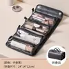 Bolsa de Higiene Pessoal e Maquiagem de Aparência Sofisticada, Grande Capacidade, Portátil, À Prova d'Água para Viagem, Bolsa de Armazenamento Destacável Quatro em Um